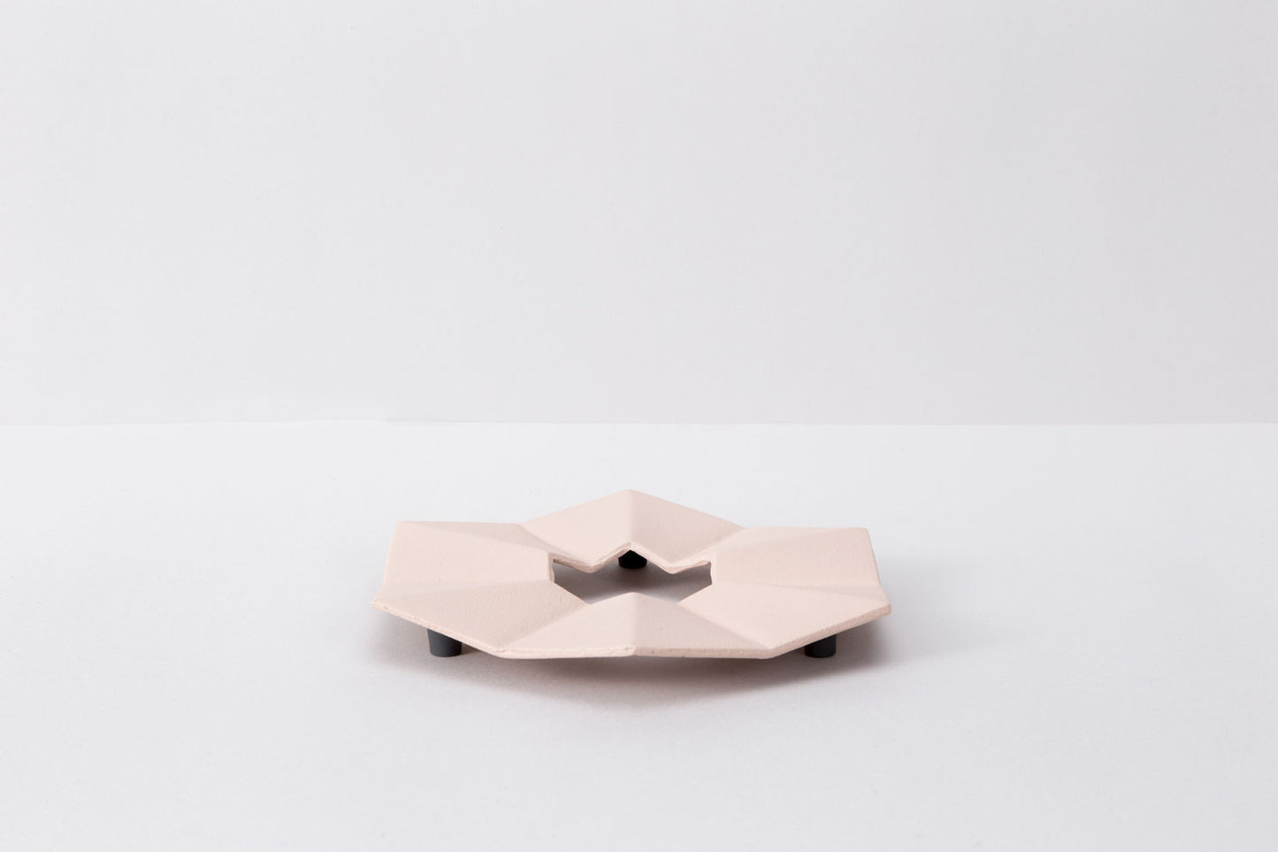 釜敷　六角折り紙（さくら）