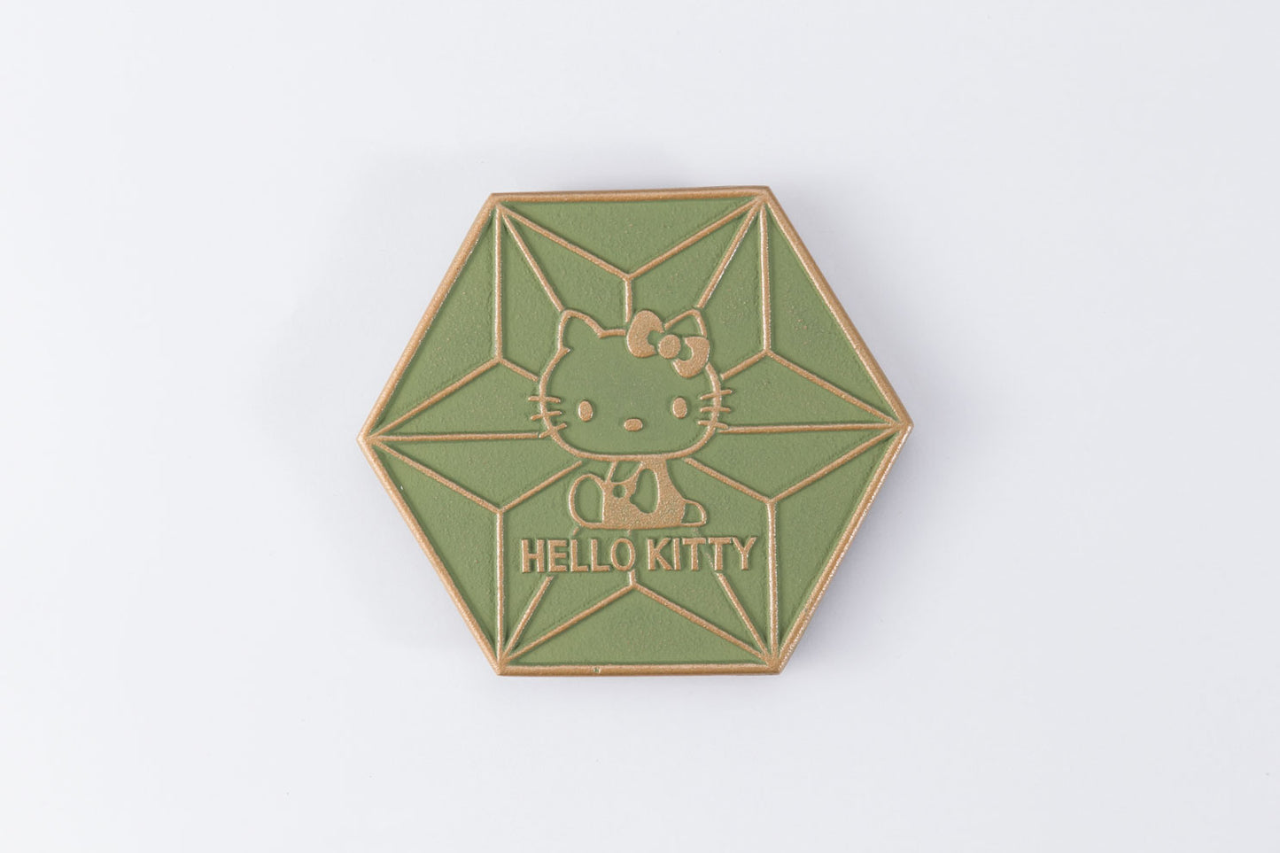 釜敷 ハローキティ（金/若草）