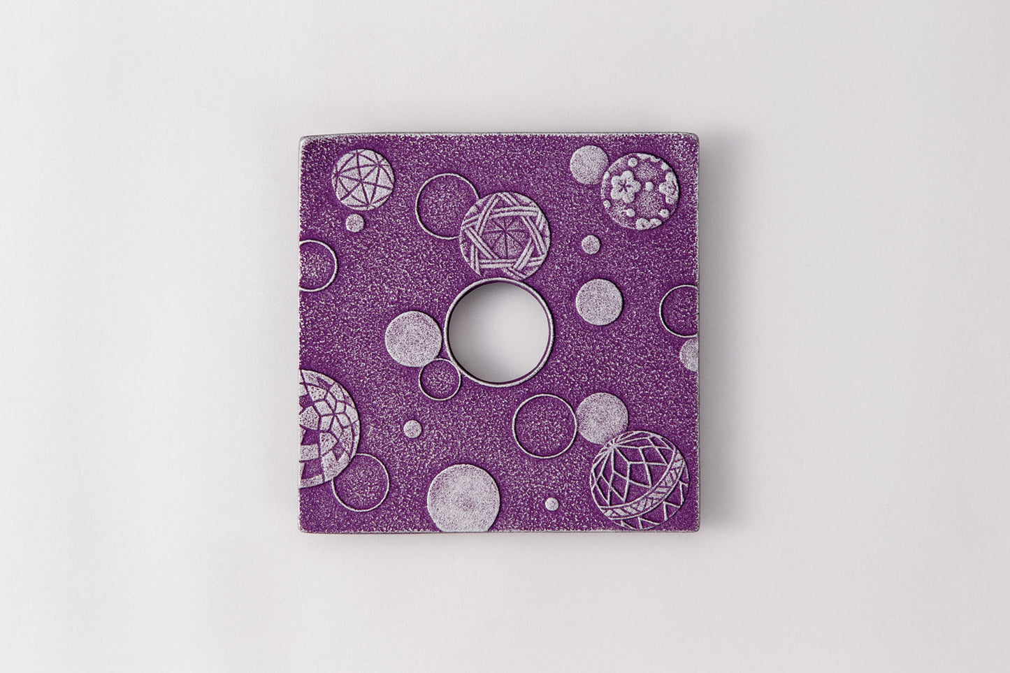 釜敷　毬あそび（あやめ色）