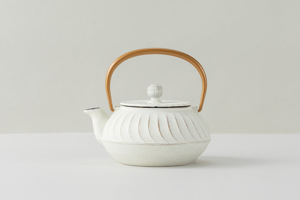 急須5型波(金/麻色)　ﾂﾙ金