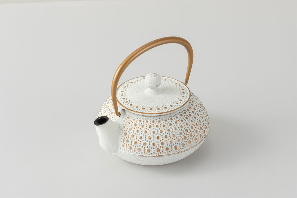 急須5型亀甲(金/麻色)　ﾂﾙ金