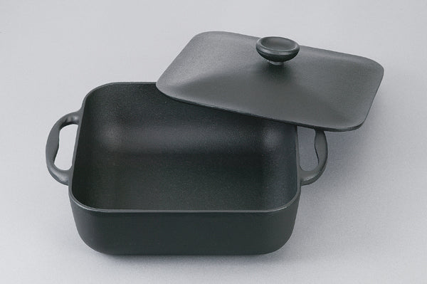 スクエアパン浅型鍋・深型鍋セット（焼付）