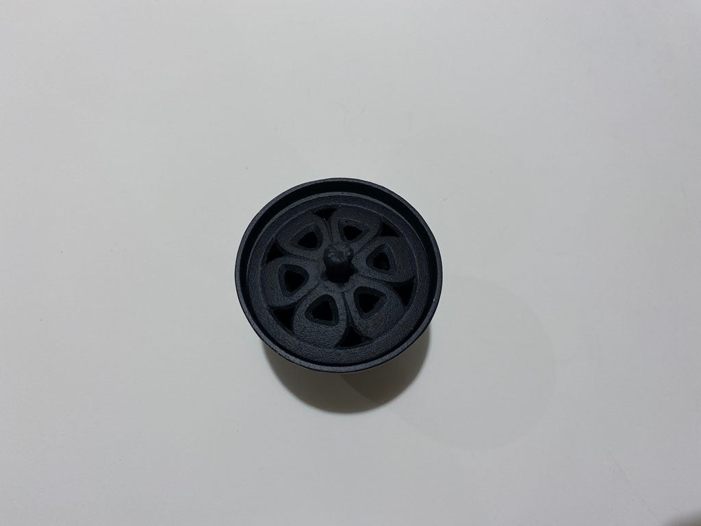 香炉　花びら（黒）