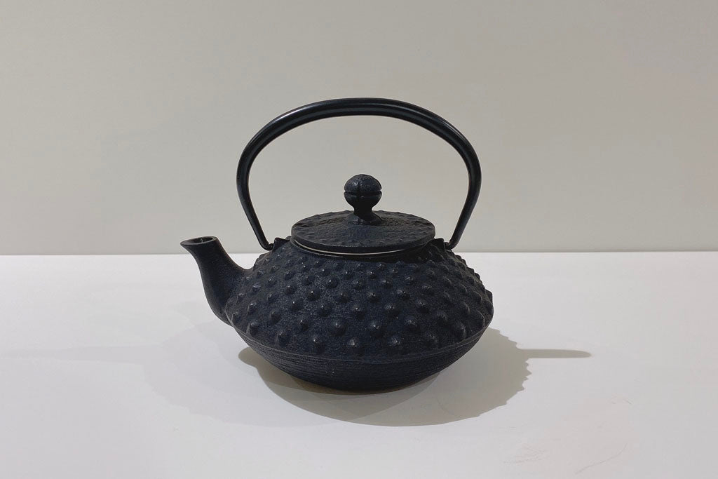 急須　3型平アラレ　黒