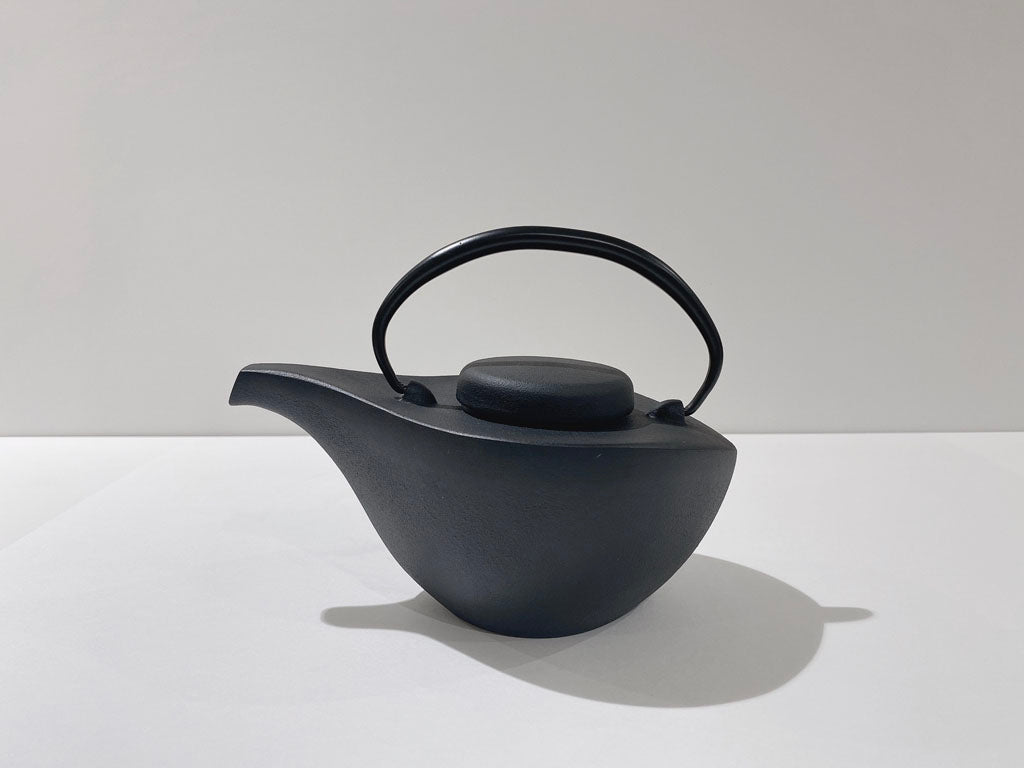 急須　曳舟　艶消黒
