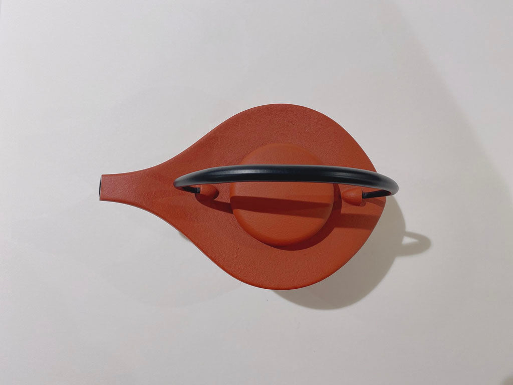 急須　曳舟　艶消赤茶