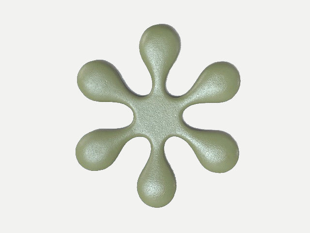 釜敷　トリベット（大）　艶消若草