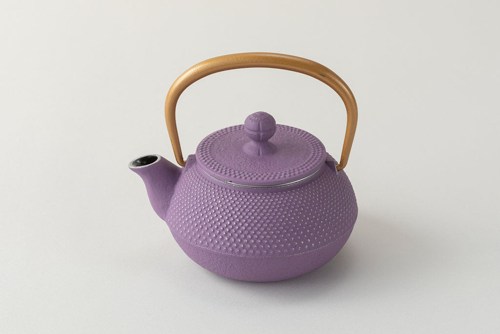 急須3型アラレ(銀/ﾗﾍﾞﾝﾀﾞｰ)　ﾂﾙ金