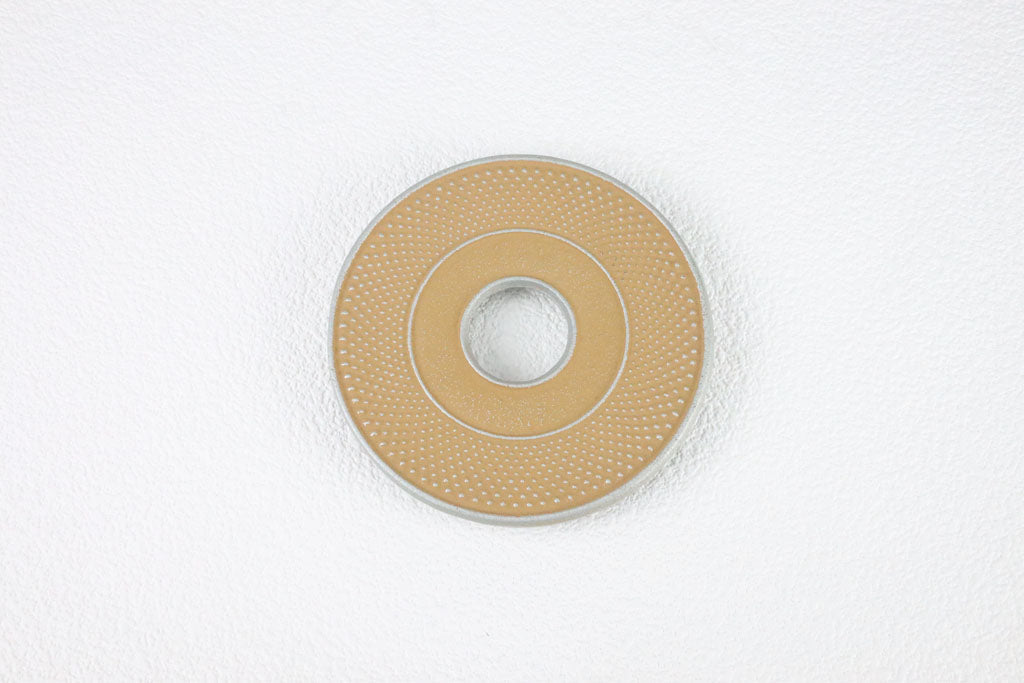 釜敷丸アラレ(小)　銀/ﾍﾞｰｼﾞｭ