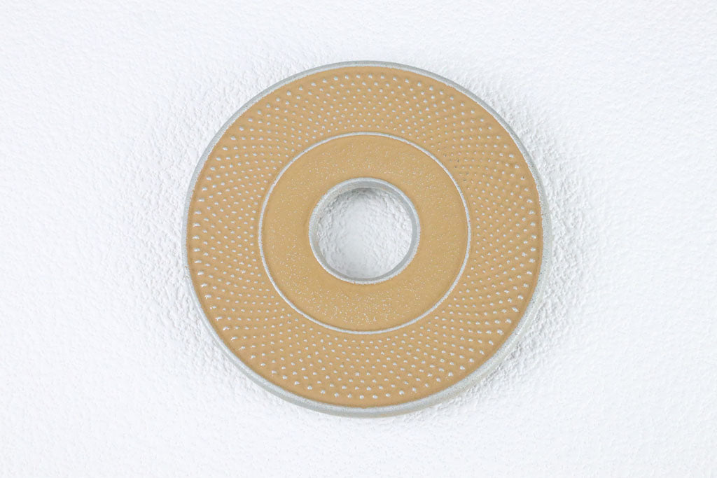 釜敷丸アラレ(大)　銀/ﾍﾞｰｼﾞｭ