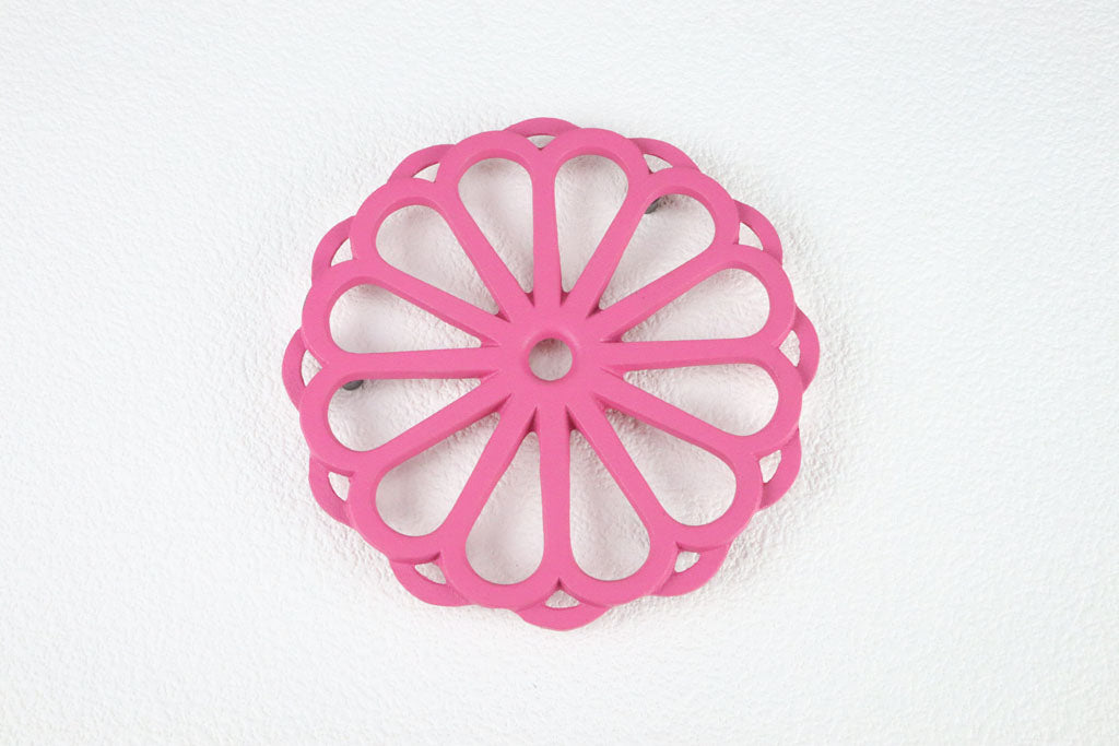 釜敷　輪菊(小)　ピンク