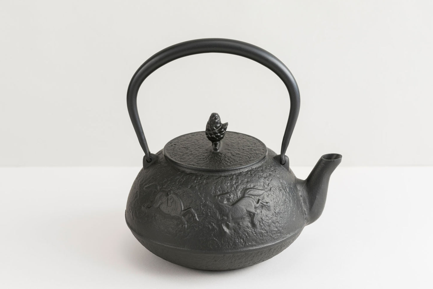 鉄瓶　14型馬肌(内面釜焼)