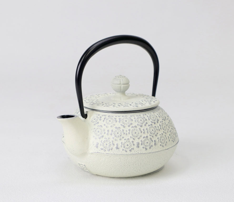 急須　3型桜　銀/麻色