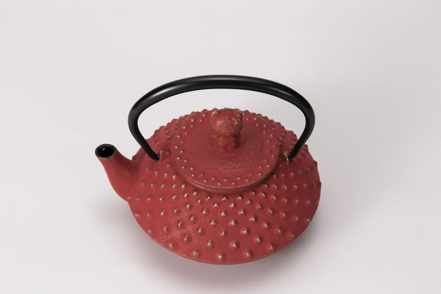 Teapot Hello Kitty Type 3 Flat Arale (Gold/Wine Red)